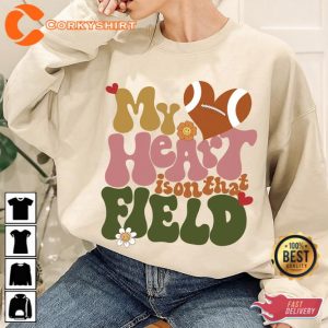 My Heart Is On That Field Basketball Mama Sweatshirt 1