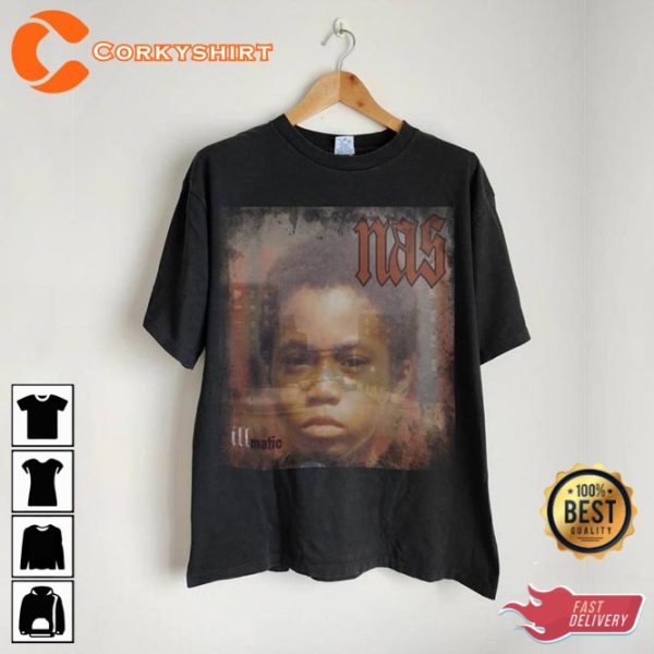 Nas Illmatic Streetwear Style V2 Hip Hop Graphic T-Shirt