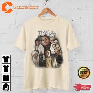 Nas Rapper Hip Hop 90s Style Graphic Unisex Gifts T-Shirt4