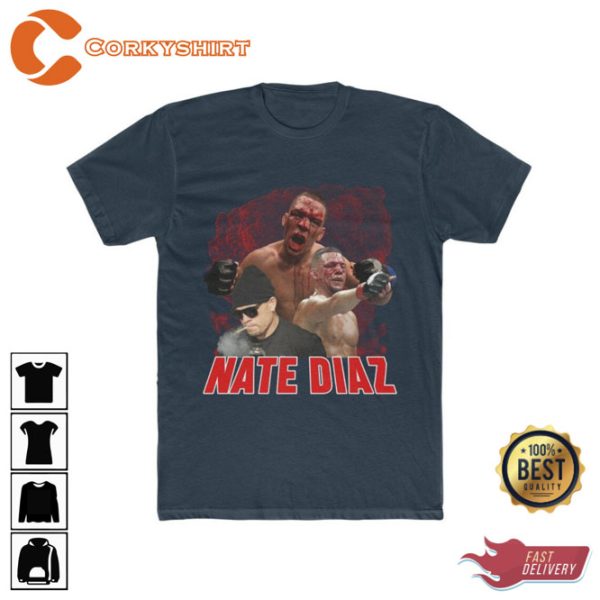 Nate Diaz Vintage Bootleg Style MMA Unisex T-Shirt