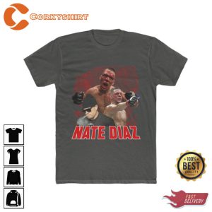 Nate Diaz Vintage Bootleg Style MMA Unisex T-Shirt