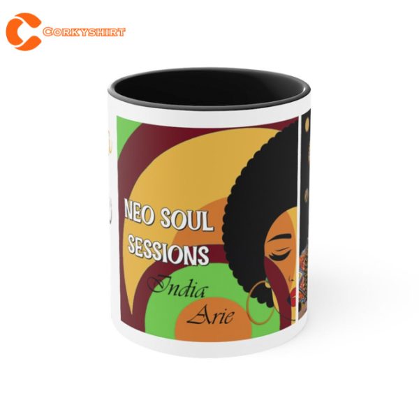 Neo Soul Sessions India Arie Accent Coffee Mug Gift for Fan