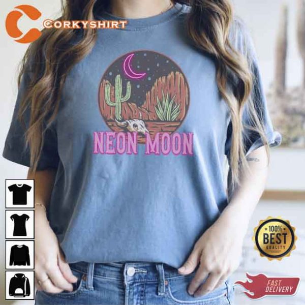 Neon Moon Classic Country Music Shirt