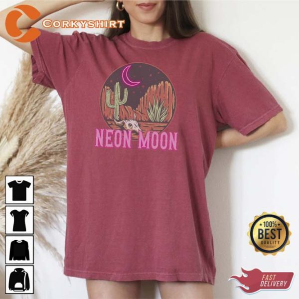 Neon Moon Classic Country Music Shirt