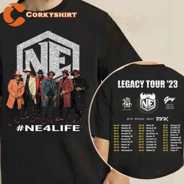 New Edition Band Legacy Tour 2023 Shirt