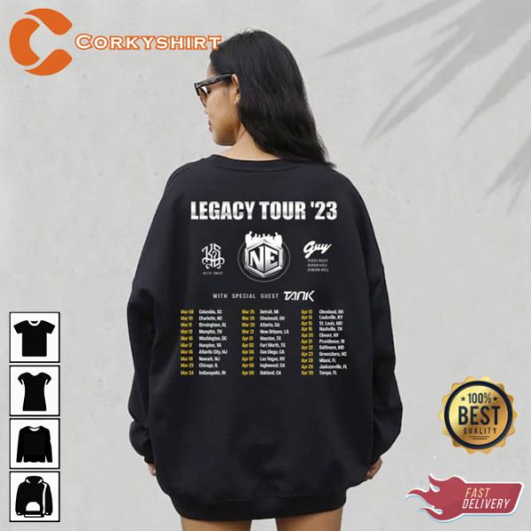 New Edition Band Legacy Tour 2023 Shirt