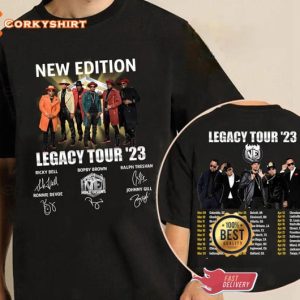 New Edition Band Legacy Tour 2023 Unisex Gift for fan T-Shirt
