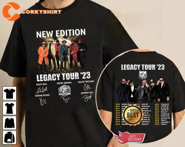 New Edition Band Legacy Tour 2023 Unisex Gift for fan T-Shirt