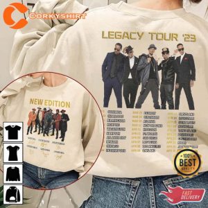 New Edition Band Legacy Tour Music Concert 2023 Shirt 2