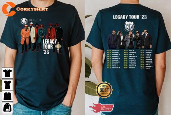 New Edition Legacy Tour 2023 Music Tour NE for Life T-Shirt