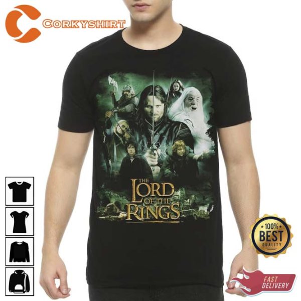 New The Lord Of The Rings The Rings Of Power Graphic Design T-shirt