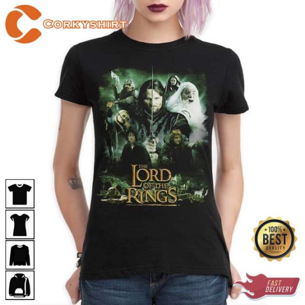 New The Lord Of The Rings The Rings Of Power Graphic Design T-shirt