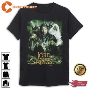 New The Lord Of The Rings The Rings Of Power Graphic Design T-shirt