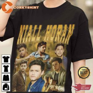 Niall Horan Vintage 90s Print T-Shirt