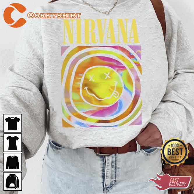 Nirvana Smile Face Sweatshirts1