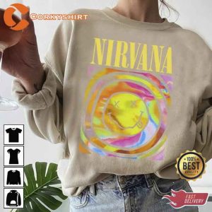Nirvana Smile Face Sweatshirts2