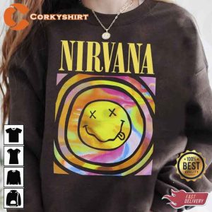 Nirvana Smile Face Sweatshirts3