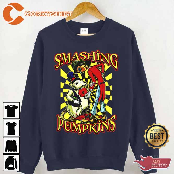 Nr Rat Design Rock The Smashing Pumpkins Unisex Sweatshirt