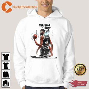 Number 7 Kevin Durant Basketball Brooklyn Hoodie1