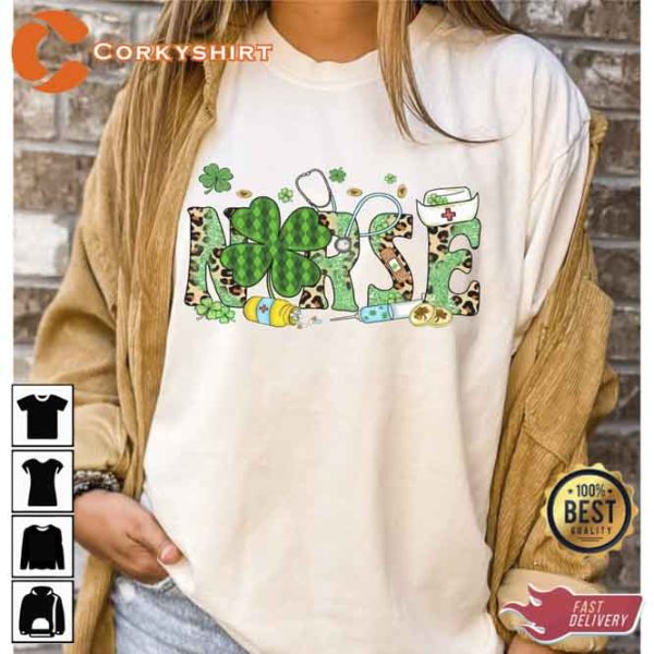 Nursing School Student St.Patricks Day Shirt