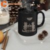 Old World Cats Black Ceramic Mug