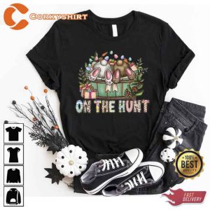 On The Hunt Easter Bunny Graphic Tees