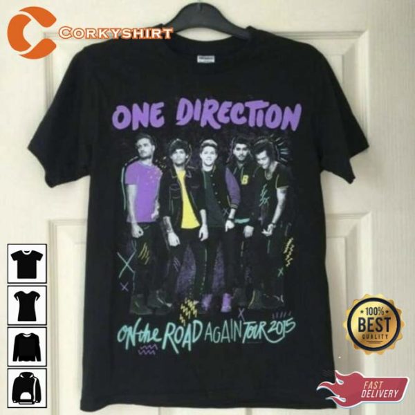 One Direction On The Road Again Tour Shirt