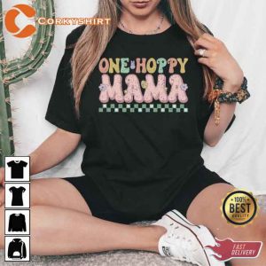One Hoppy Mama Bunny Unisex Shirt1