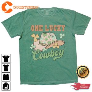 One Lucky Cowboy St Pattys Day Day Drinking Unisex T-Shirt
