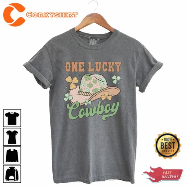 One Lucky Cowboy St Pattys Day Day Drinking Unisex T-Shirt