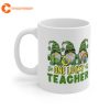 One Lucky Teacher Gnomes Happy St Patricks Day Gnome Irish Mug