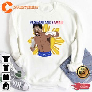 Pambansang Kamao Manny Pacman Pacquiao Unisex Hoodie