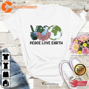 Peach Love Earth Global Warming Shirt