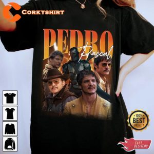 Pedro Pascal 90s Vintage Graphic Unisex Gift T-Shirt