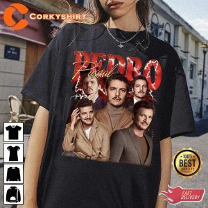 Pedro Pascal 90s Vintage Shirt Fan Gifts