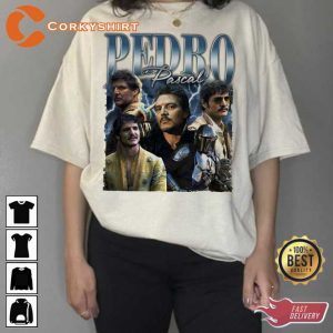 Pedro Pascal 90s Vintage T-shirt