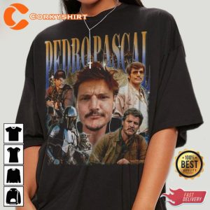 Pedro Pascal All Favourite Characters Unisex fan Gift T-Shirt