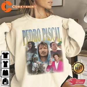 Pedro Pascal Narcos Sweatshirt Vintage 90s Retro Gift For Fan