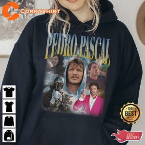 Pedro Pascal Narcos Sweatshirt Vintage 90s Retro Gift For Fan 3