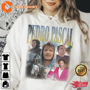 Pedro Pascal Narcos Sweatshirt Vintage 90s Retro Gift For Fan 4