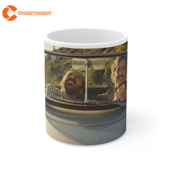 Pedro Pascal Nicolas Cage Car Scene Standard Mug