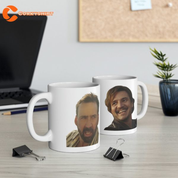 Pedro Pascal Nicolas Cage Standard Mug