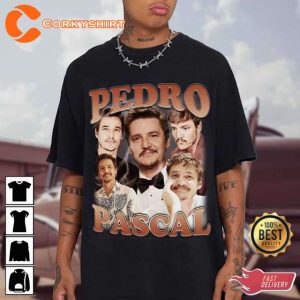 Pedro Pascal Vintage Style Unisex T-Shirt