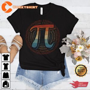 Pi Day Math Teacher Crewneck Shirt