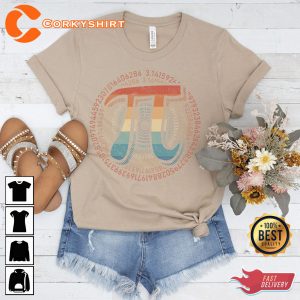 Pi Day Math Teacher Crewneck Shirt