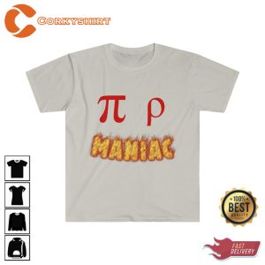 Pi Rho Maniac Tee Math Teachers T-shirt Gift