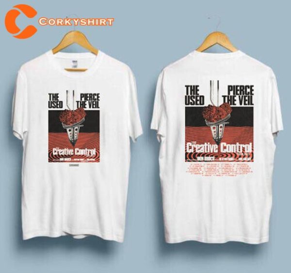 Pierce The Veil The Used Tour 2023 Creative Control Unisex T-shirt