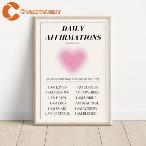 Pink Aura Poster Set of 3 Affirmation Poster5