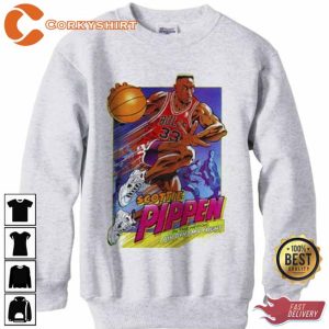 Pippen Basketball 3-Peat Bulls Inspired Graphic Tee