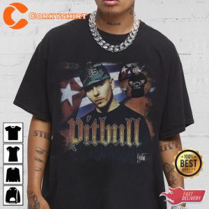 Pitbull Rapper Streetwear Gifts Shirt Hip Hop 90s 1